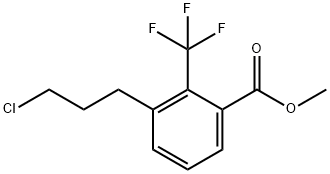 Methyl 3-(3-chloropropyl)-2-(trifluoromethyl)benzoate Structure