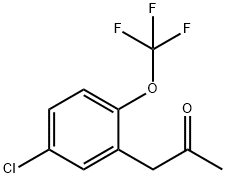 1-(5-Chloro-2-(trifluoromethoxy)phenyl)propan-2-one Structure