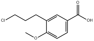 3-(3-Chloropropyl)-4-methoxybenzoic acid Structure