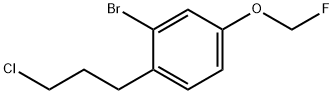 1-Bromo-2-(3-chloropropyl)-5-(fluoromethoxy)benzene Structure