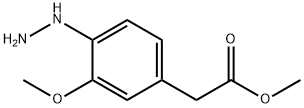 Methyl 4-hydrazinyl-3-methoxyphenylacetate 구조식 이미지