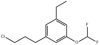 1-(3-Chloropropyl)-3-(difluoromethoxy)-5-ethylbenzene Structure