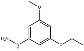 Hydrazine, (3-ethoxy-5-methoxyphenyl)- 구조식 이미지