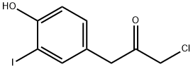 4-(3-Chloro-2-oxopropyl)-2-iodophenol Structure