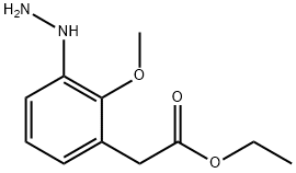 Ethyl 3-hydrazinyl-2-methoxyphenylacetate Structure