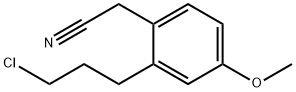 2-(3-Chloropropyl)-4-methoxyphenylacetonitrile Structure