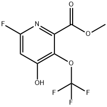 Methyl 6-fluoro-4-hydroxy-3-(trifluoromethoxy)pyridine-2-carboxylate Structure