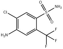 4-Amino-5-chloro-2-(trifluoromethyl)benzenesulfonamide Structure