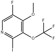 5-Fluoro-2-iodo-4-methoxy-3-(trifluoromethoxy)pyridine Structure