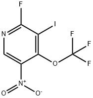 2-Fluoro-3-iodo-5-nitro-4-(trifluoromethoxy)pyridine Structure