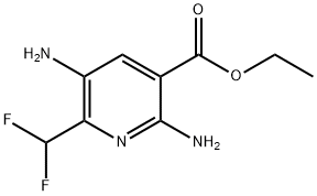 Ethyl 3,6-diamino-2-(difluoromethyl)pyridine-5-carboxylate Structure