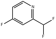 2-(Difluoromethyl)-4-fluoropyridine 구조식 이미지