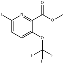 Methyl 6-iodo-3-(trifluoromethoxy)pyridine-2-carboxylate Structure