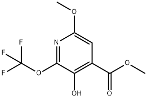 Methyl 3-hydroxy-6-methoxy-2-(trifluoromethoxy)pyridine-4-carboxylate Structure