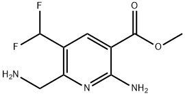 Methyl 2-amino-6-(aminomethyl)-5-(difluoromethyl)pyridine-3-carboxylate Structure