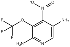 2,5-Diamino-4-nitro-3-(trifluoromethoxy)pyridine Structure