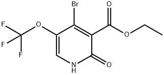 Ethyl 4-bromo-2-hydroxy-5-(trifluoromethoxy)pyridine-3-carboxylate Structure