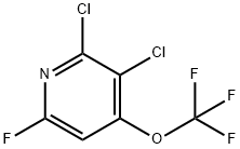 2,3-Dichloro-6-fluoro-4-(trifluoromethoxy)pyridine Structure