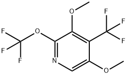 3,5-Dimethoxy-2-(trifluoromethoxy)-4-(trifluoromethyl)pyridine Structure