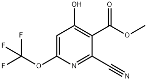 Methyl 2-cyano-4-hydroxy-6-(trifluoromethoxy)pyridine-3-carboxylate Structure