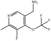 5-(Aminomethyl)-3-fluoro-2-methyl-4-(trifluoromethoxy)pyridine Structure