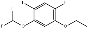 1,5-Difluoro-2-difluoromethoxy-4-ethoxybenzene Structure