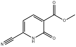 3-Pyridinecarboxylic acid, 6-cyano-1,2-dihydro-2-oxo-, methyl ester Structure