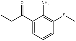 1-(2-Amino-3-(methylthio)phenyl)propan-1-one Structure