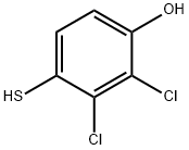 2,3-Dichloro-4-hydroxythiophenol Structure