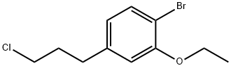 2-Bromo-5-(3-chloropropyl)ethoxybenzene Structure