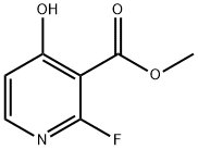 3-Pyridinecarboxylic acid, 2-fluoro-4-hydroxy-, methyl ester 구조식 이미지