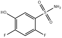 2,4-Difluoro-5-hydroxybenzenesulfonamide Structure