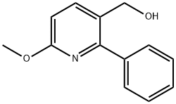 6-Methoxy-2-phenylpyridine-3-methanol Structure