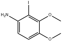 Benzenamine, 2-iodo-3,4-dimethoxy- Structure