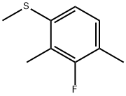 Benzene, 2-fluoro-1,3-dimethyl-4-(methylthio)- Structure