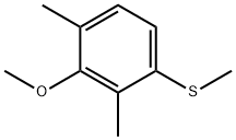 Benzene, 2-methoxy-1,3-dimethyl-4-(methylthio)- Structure