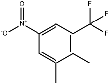 1,2-Dimethyl-5-nitro-3-trifluoromethyl-benzene Structure