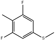 Benzene, 1,3-difluoro-2-methyl-5-(methylthio)- Structure