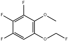 6-Fluoromethoxy-2,3,4-trifluoroanisole Structure