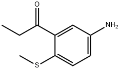 1-(5-Amino-2-(methylthio)phenyl)propan-1-one Structure