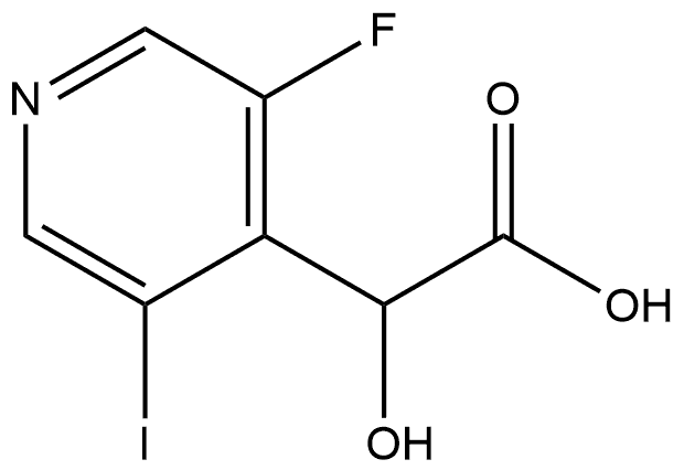 2-(3-Fluoro-5-iodopyridin-4-yl)-2-hydroxyacetic acid Structure