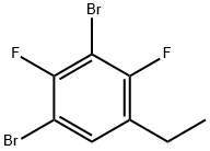 Benzene, 1,3-dibromo-5-ethyl-2,4-difluoro- Structure