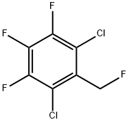 1,3-Dichloro-2-fluoromethyl-4,5,6-trifluorobenzene Structure