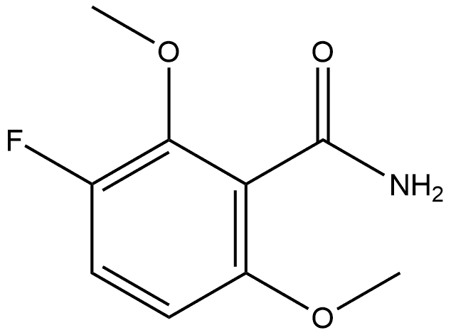 3-Fluoro-2,6-dimethoxybenzamide Structure