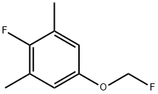 1,3-Dimethyl-2-fluoro-5-(fluoromethoxy)benzene 구조식 이미지