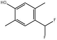 Phenol, 4-(difluoromethyl)-2,5-dimethyl- 구조식 이미지