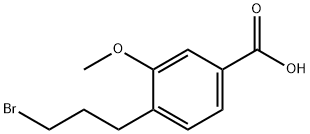 4-(3-Bromopropyl)-3-methoxybenzoic acid Structure