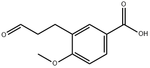 4-Methoxy-3-(3-oxopropyl)benzoic acid Structure