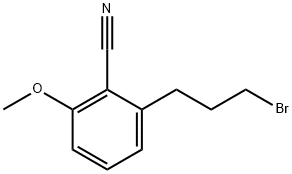 2-(3-Bromopropyl)-6-methoxybenzonitrile Structure