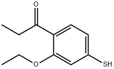 1-(2-Ethoxy-4-mercaptophenyl)propan-1-one 구조식 이미지